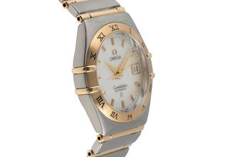Thumbnail von Omega Constellation Stahl / Gold MOP Automatik Ref 1292.70.00 Box & Papiere 1996