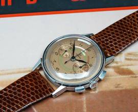 Thumbnail von Omega VERY EARLY CAL 320 CHRONO WITH RARE STUNNING DIAL IN MINT CONDITION