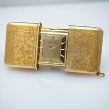 Thumbnail von Movado Ermeto Travel clock Taschenuhr Gold 18k/750 BOX+PAPIERE SUPER RARE FULL SET