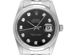 Thumbnail von Rolex Datejust 36 Diamanten Ref.16200 1998 Full Set sehr gut Vintage