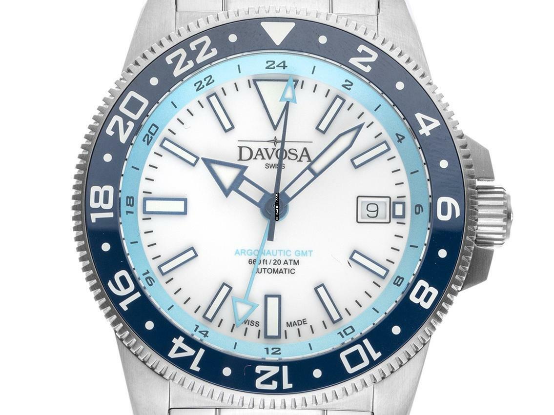Thumbnail von Davosa Argonautic World Traveller Ref.161.542.40 Full Set Neu