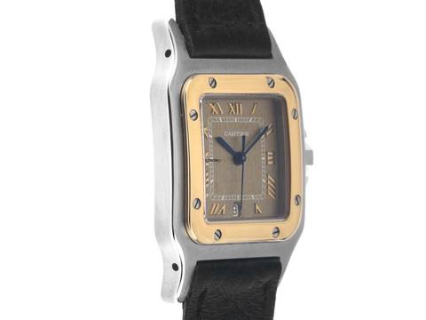  Cartier Santos Galbée GM Ref.187901 1995 Box&Beschreibung sehr gut Vintage  