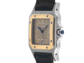 Thumbnail von Cartier Santos Galbée GM Ref.187901 1995 Box&Beschreibung sehr gut Vintage