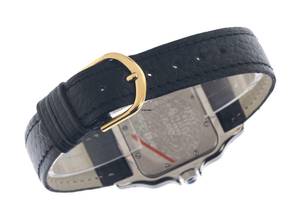 Thumbnail von Cartier Santos Galbée GM Ref.187901 1995 Box&Beschreibung sehr gut Vintage