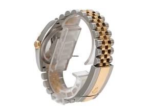 Thumbnail von Rolex Datejust 36 Edelstahl Gelbgold 126233 golden Riffelmuster Diamant Jubile-Band