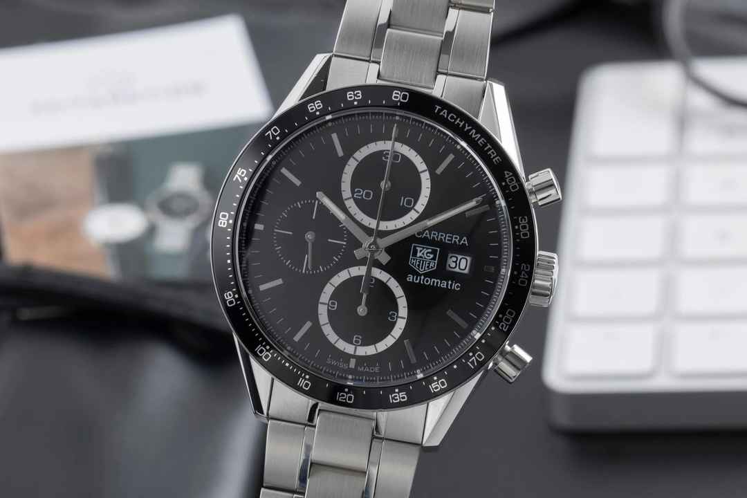  TAG Heuer Carrera Calibre 16 Chronograph Stahl Automatik Herrenuhr Ref. CV2010.BA0788 