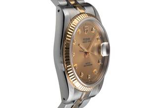 Thumbnail von Tudor Prince Date Stahl / Gold Automatik Diamanten Ref. 74033 Papiere 2004