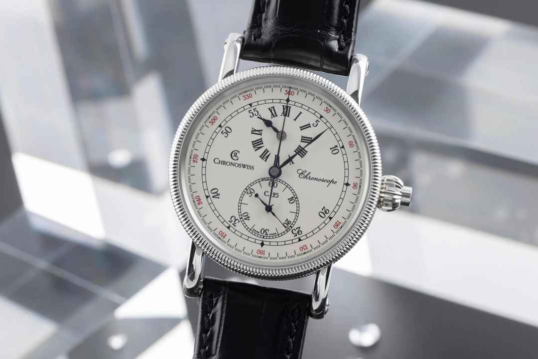  Chronoswiss Chronoscope Chronograph Automatik Edelstahl Herrenuhr Ref. CH1523 