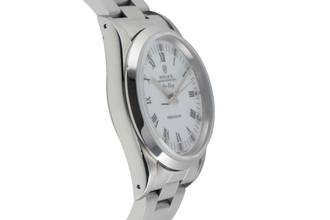 Thumbnail von Rolex Air King 34 White Dial Stahl Automatik Herrenuhr Ref. 14000 Papiere 1996