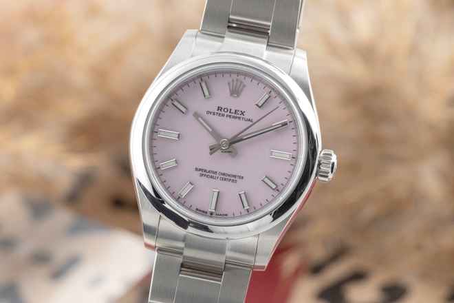  Rolex Oyster Perpetual 31 ''Candy Pink'' Automatik Damenuhr Ref. 277200 B&P 