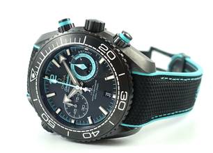 Thumbnail von Omega Seamaster Planet Ocean Chronograph ENTZ Deep Black New Watch / Box and Papers