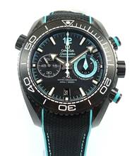 Thumbnail von Omega Seamaster Planet Ocean Chronograph ENTZ Deep Black New Watch / Box and Papers