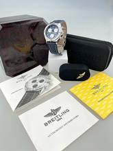 Thumbnail von Breitling Sirius A53011-024 Unisex Stahlgehäuse Lederband dunkelblau Box / Papiere vollständig Full Set