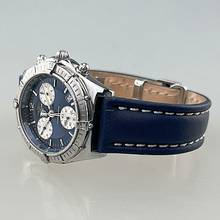 Thumbnail von Breitling Sirius A53011-024 Unisex Stahlgehäuse Lederband dunkelblau Box / Papiere vollständig Full Set