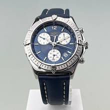 Thumbnail von Breitling Sirius A53011-024 Unisex Stahlgehäuse Lederband dunkelblau Box / Papiere vollständig Full Set