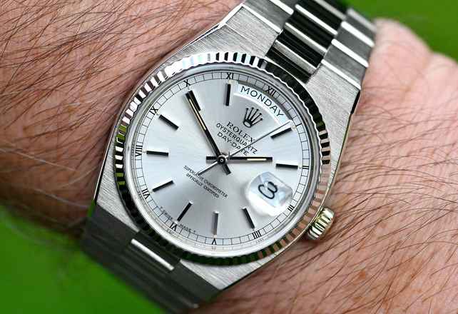 Rolex Day-Date Oysterquartz very rare Vintage 19019 | Collectors Full Set | white gold