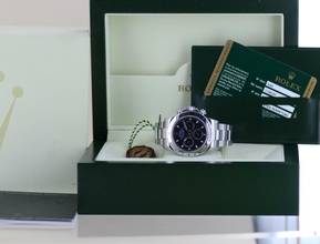 Thumbnail von Rolex Daytona Stahl black Dial Cosmograph Steel Chronograph schwarz B+P