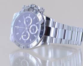Thumbnail von Rolex Daytona Stahl black Dial Cosmograph Steel Chronograph schwarz B+P
