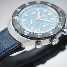 Thumbnail von Breitling Chronograph Long Playing 3-Register Ref: 7104 Handaufzug Cal.7740 RARE