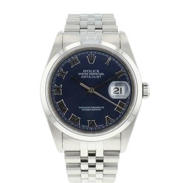  Rolex Datejust 36 Jubilee Blue Roman Dial  
