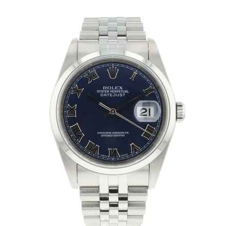  Rolex Datejust 36 Jubilee Blue Roman Dial  