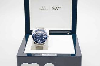 Thumbnail von Omega Seamaster Diver 300 M James Bond 007 60th Anniversary ungetragenes Fullset