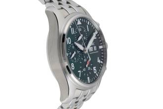 Thumbnail von IWC Fliegeruhr Chronograph Green Chronograph Stahl Automatik Herrenuhr IW388104