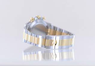 Thumbnail von Rolex Daytona Stahl Gold black Dial Cosmograph Full-Set ungetragen