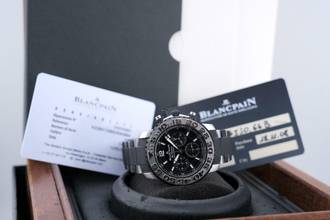 Thumbnail von Blancpain Air Command Flyback Chronograph Limited Edition - Official Blancpain Service 05/25 - Box+Papers - Service Card 2285F-6530-66 2008