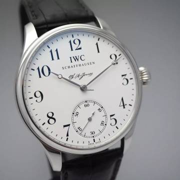  IWC Portugieser Handaufzug F.A. Jones PLATINUM 950 Limited IW 544202 Box+Papiere - Full Set Like NOS Full Set 