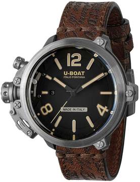  U-Boat Capsule 8807 Capsule 50 mm SS BK BE Automatik Herrenuhr 10ATM 