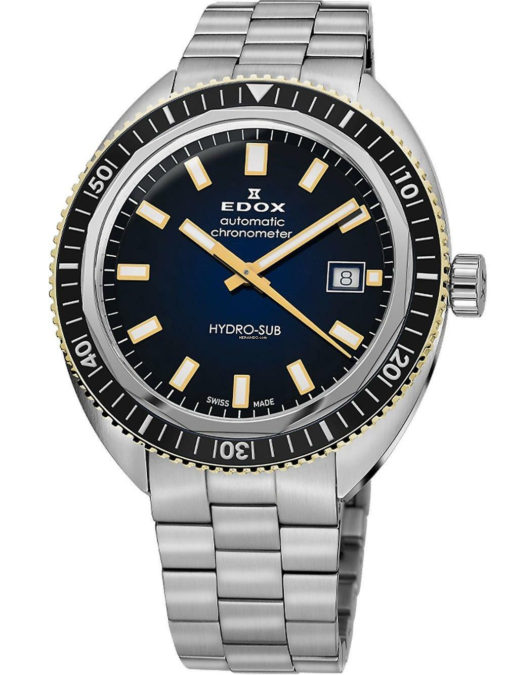  Edox 80128-357JNM-BUDD Hydro-Sub Chronometer Limited Edition 