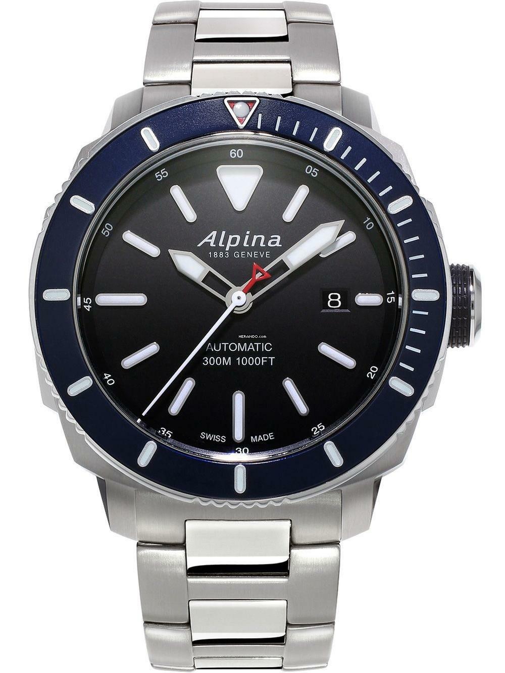  Alpina Seastrong AL-525LBN4V6B Seastrong Diver Automatik Herrenuhr 46mm 