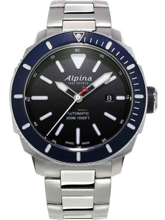  Alpina Seastrong AL-525LBN4V6B Seastrong Diver Automatik Herrenuhr 46mm 