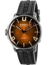 Thumbnail von U-Boat 8703/B Darkmoon Brown SS Soleil Herrenuhr 44mm 5ATM