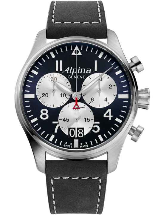  Alpina Startimer Pilot AL-372NS4S6 Startimer Pilot Chronograph Herrenuhr 44mm 