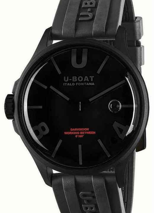  U-Boat 9544 Darkmoon Black PVD Herrenuhr 44mm 5ATM 