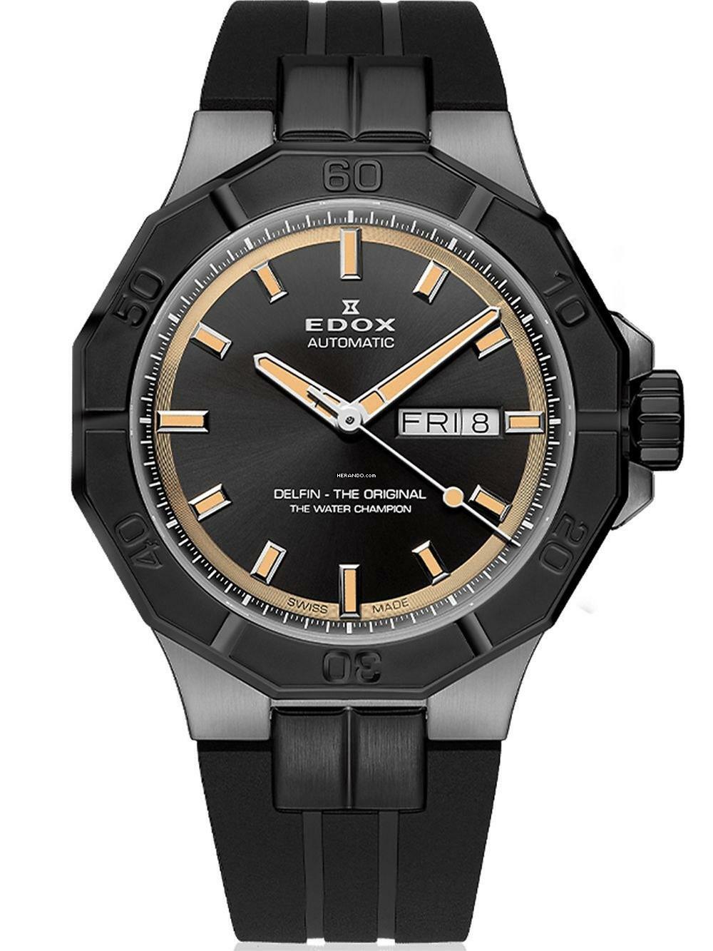  Edox 88008-37GNCA-GBEI Delfin Day-Date 
