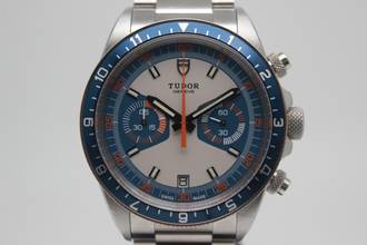 Thumbnail von Tudor Heritage Chrono Blue 70330B Full Set 2022