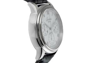 Thumbnail von Glashütte Original Senator Chronograph Stahl Automatik Herrenuhr Ref. 1-39-31-05-03-04