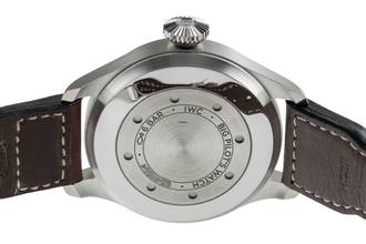 Thumbnail von IWC Große Fliegeruhr Big Pilot Stahl Automatik Green Dial Herrenuhr Ref. IW501015 B&P NP. 13900 