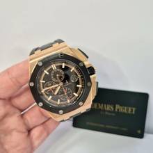 Thumbnail von Audemars Piguet Royal Oak Offshore Chronograph Ouro Rosé 44mm Automático Completo