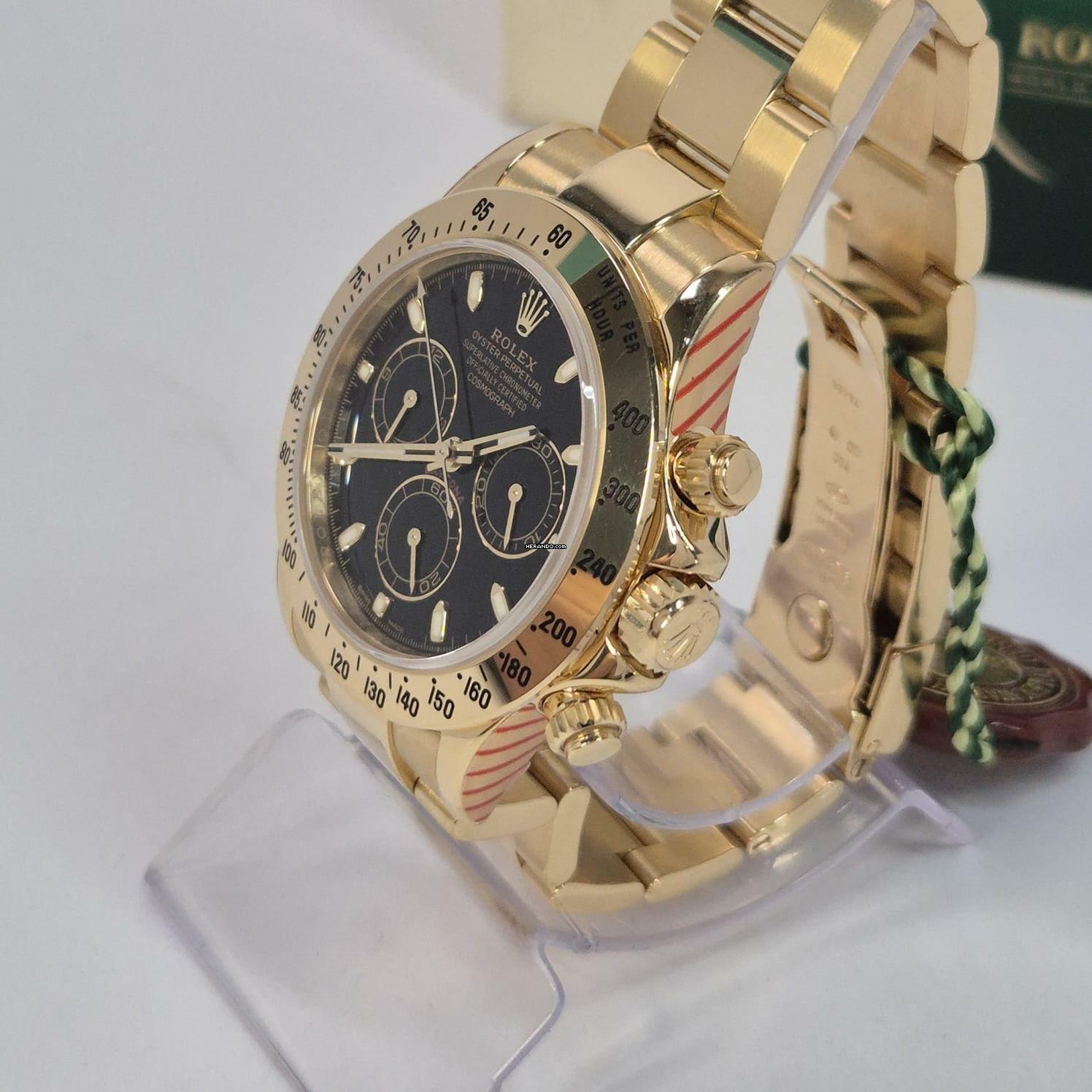Thumbnail von Rolex Daytona Full Yellow Gold Recently Serviced 40mm Completo