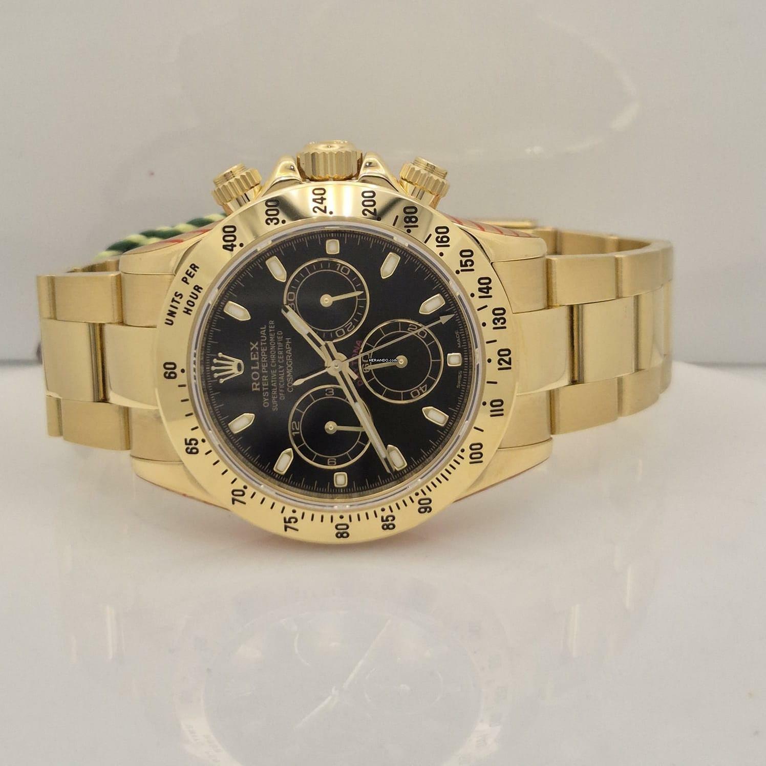 Thumbnail von Rolex Daytona Full Yellow Gold Recently Serviced 40mm Completo