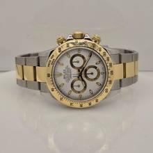 Thumbnail von Rolex Daytona Ouro & Aço White Dial 40mm Automático Completo