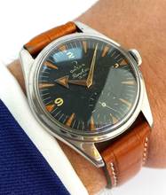 Thumbnail von Omega Classic Ranchero Vintage Handwinding Handaufzug 2990-1 Black Dial Broad Arrow 2990
