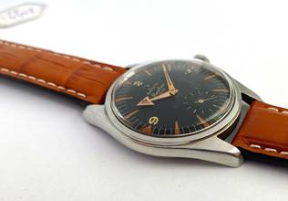Thumbnail von Omega Classic Ranchero Vintage Handwinding Handaufzug 2990-1 Black Dial Broad Arrow 2990