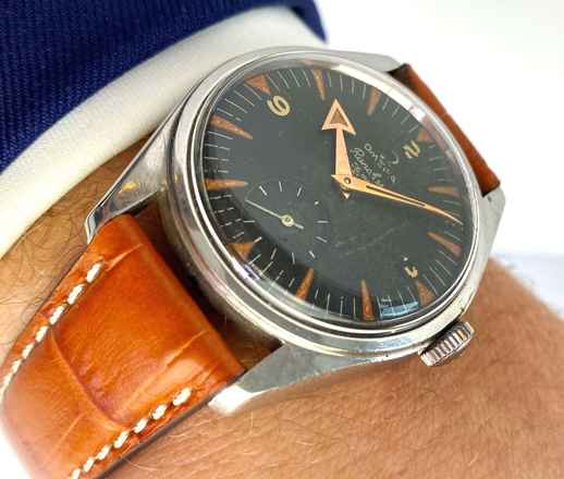  Omega Classic Ranchero Vintage Handwinding Handaufzug 2990-1 Black Dial Broad Arrow 2990 