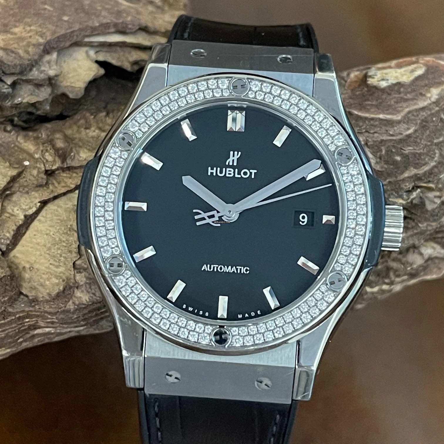  Hublot Classic Fusion Classic Fusion 42 Titan Diamond - Ref. 542.NX.1171.LR.1104 unpolished 
