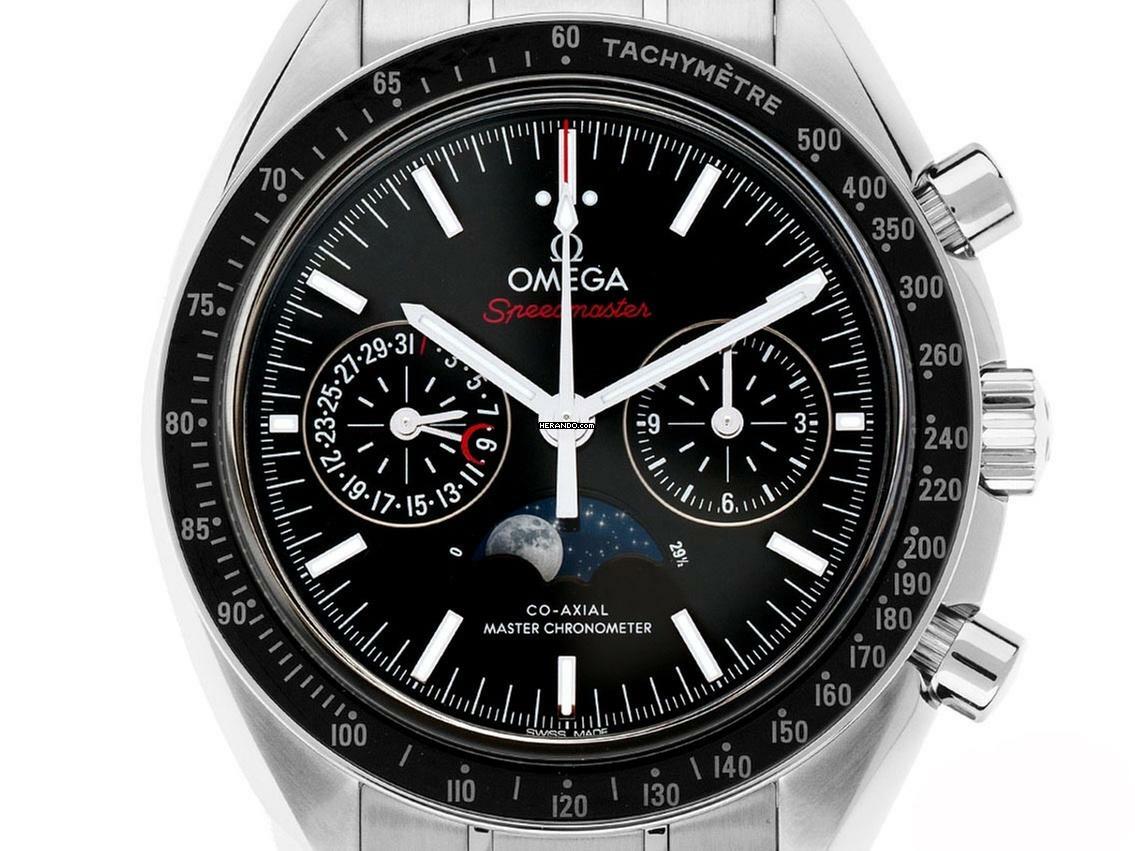 Omega Speedmaster Moonphase Mondphase Ref.304.30.44.52.01.001 2025 Full Set Ungetragen